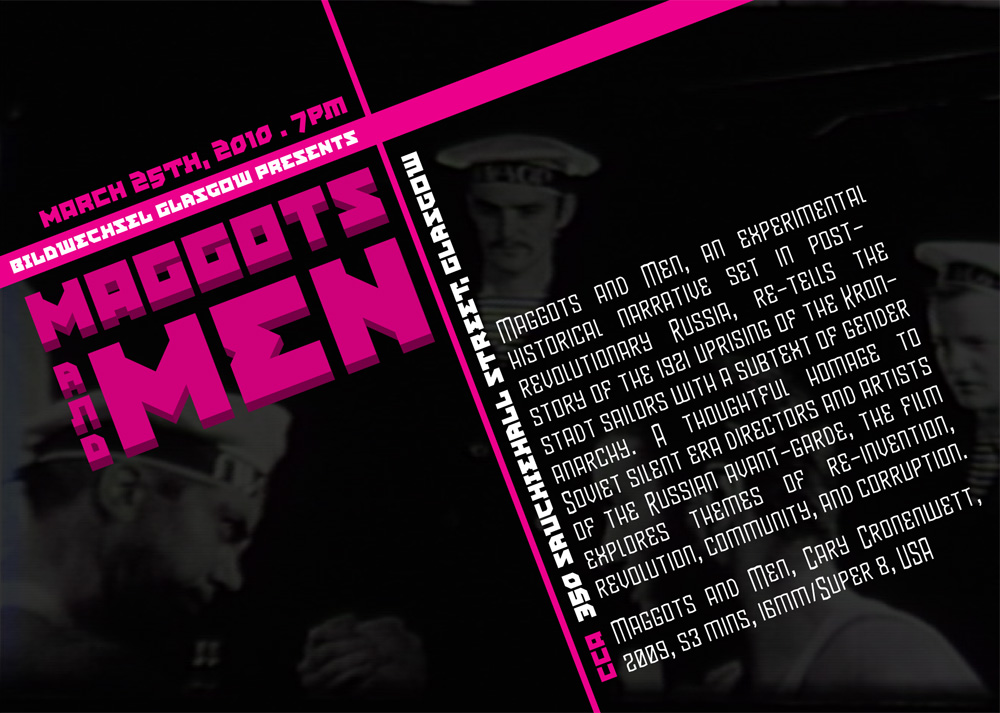 Bildwechsel Glasgow presents ‘Maggots and Men’